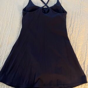 Navy Blue Sleeveless Dress